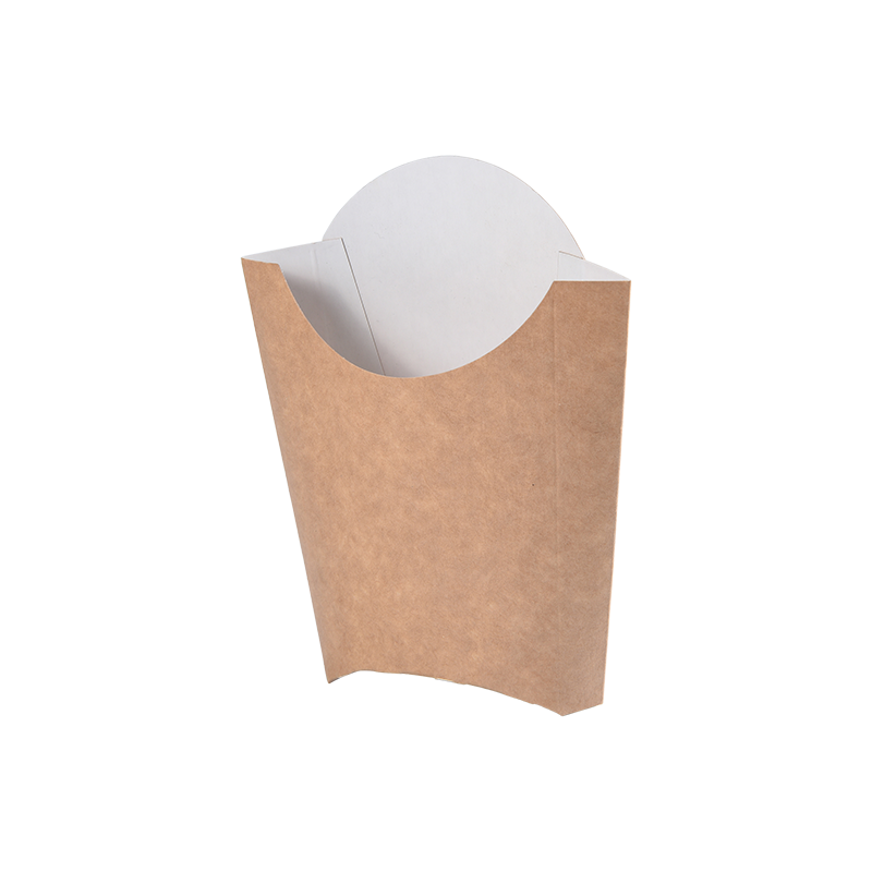 Porta patatine usa e getta, bicchieri di carta per patatine fritte, bicchieri per salumi, paletta per patatine Kraft