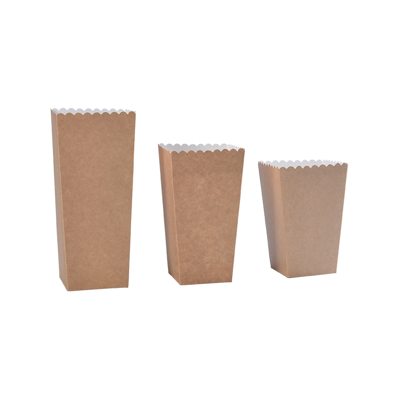 Scatole di popcorn Kraft, mini scatole di popcorn per decorazioni per serate di cinema