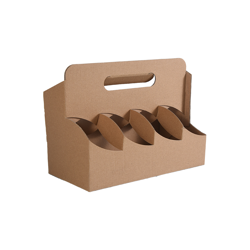 Portabevande Kraft con manici (da 6 a 8 bottiglie o lattine)