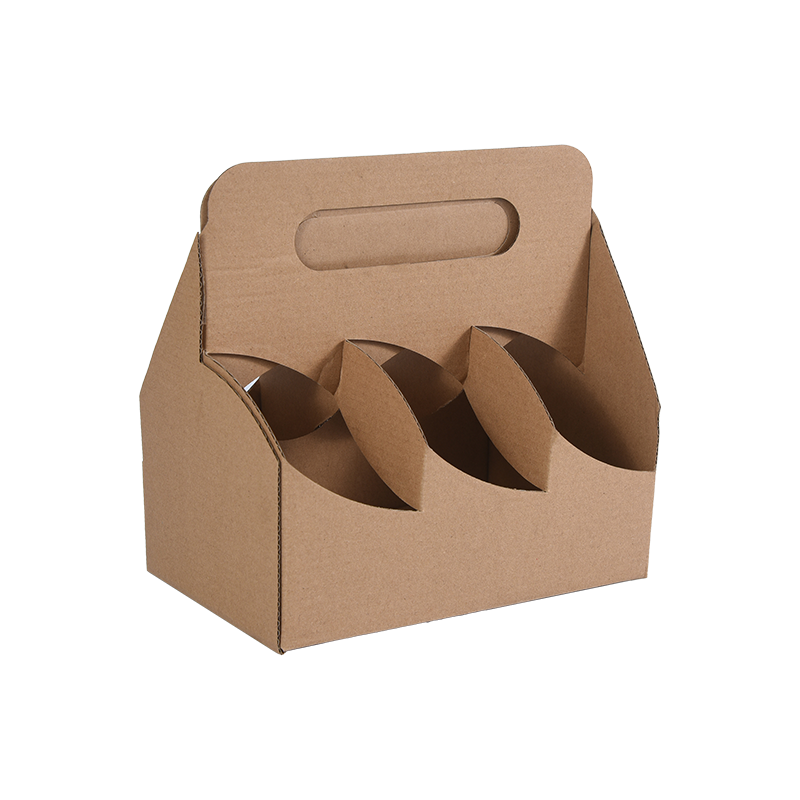 Portabevande Kraft con manici (da 6 a 8 bottiglie o lattine)