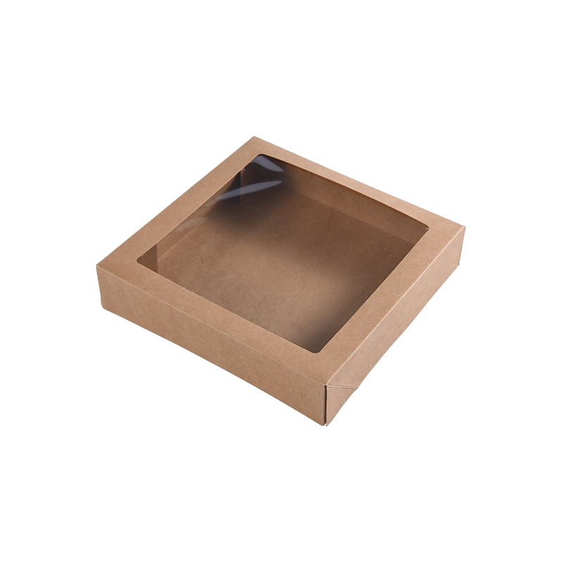 Scatole per torte piccole in Kraft marrone per porzioni di torta - Scatole per biscotti/brownie da forno - Scatole per imballaggio di torte in cartone per dolcetti/regali